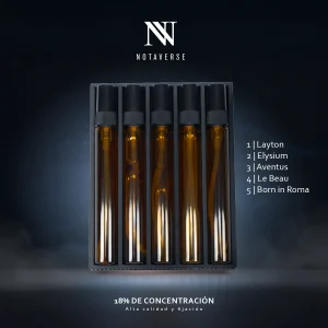 Set de 5 perfumes premium inspiración marcas icónicas_999